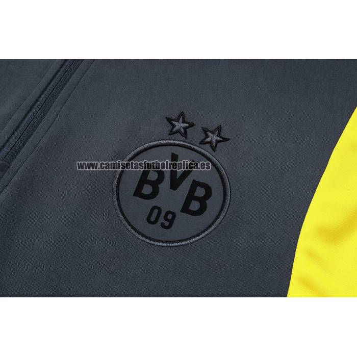 Chandal de Sudadera del Borussia Dortmund 2023-24 Gris